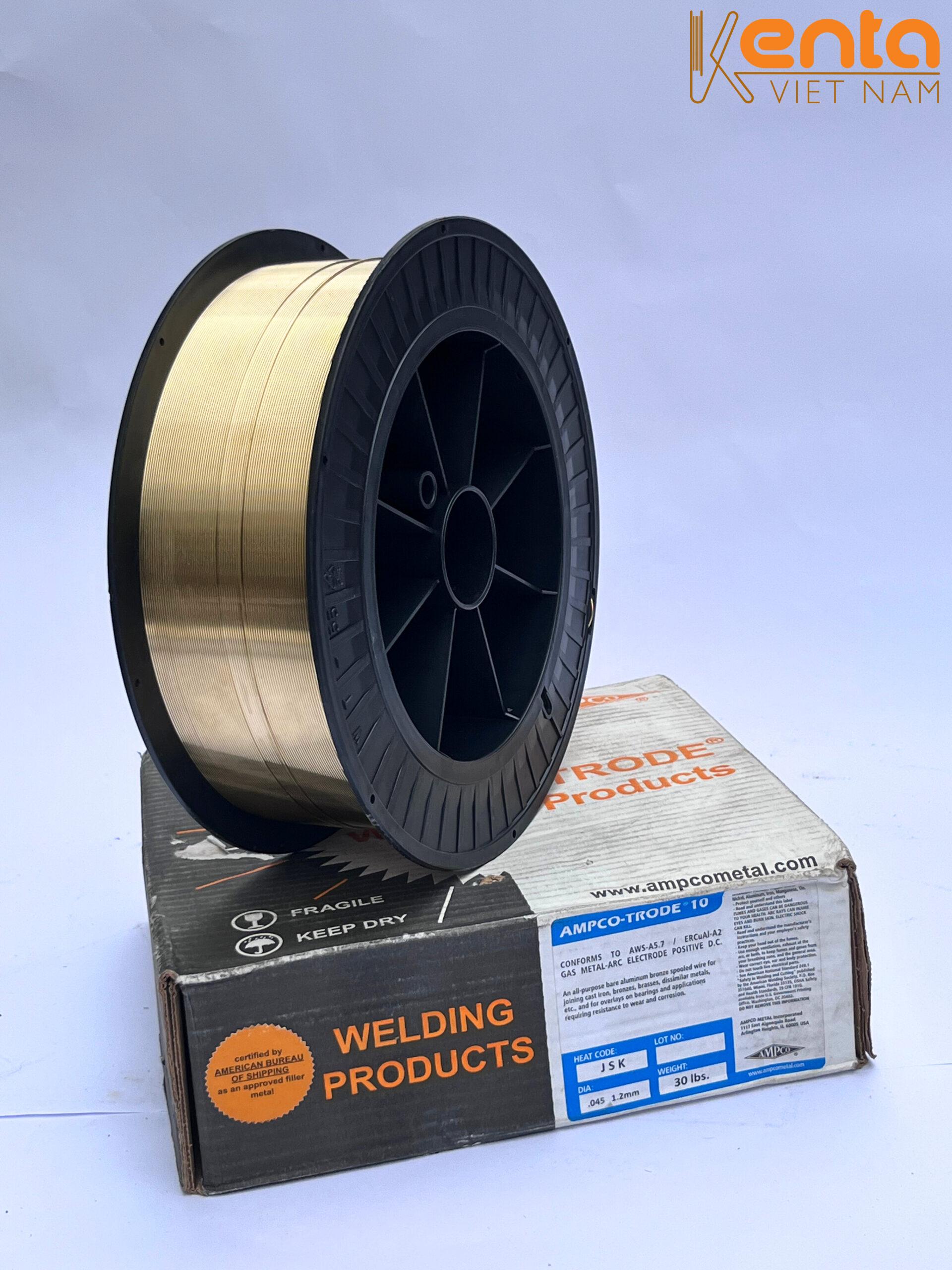 Dây hàn đồng Ampco trode 10