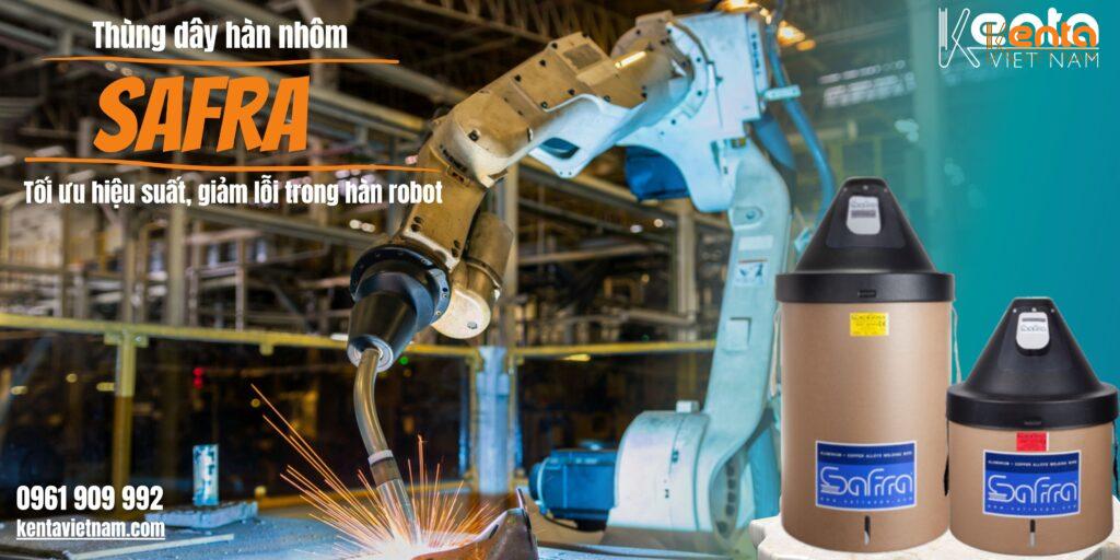 Tại sao nên dùng thùng dây hàn nhôm chuyên dụng cho robot hàn?