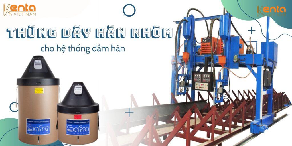 Thùng dây hàn nhôm dùng cho dây chuyền hàn dầm tự động