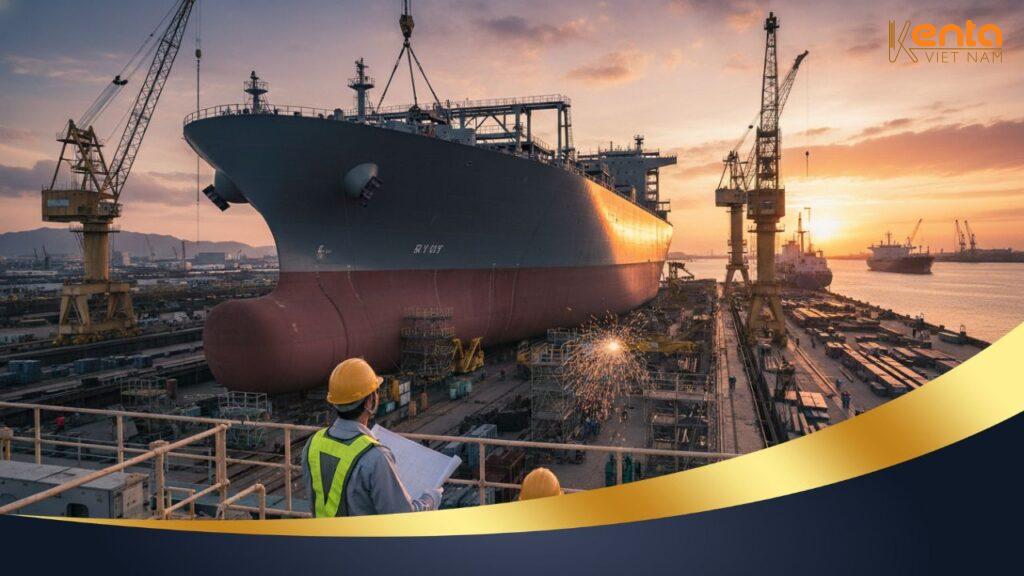 Kenta đồng hành cùng dự án đóng tàu lớn