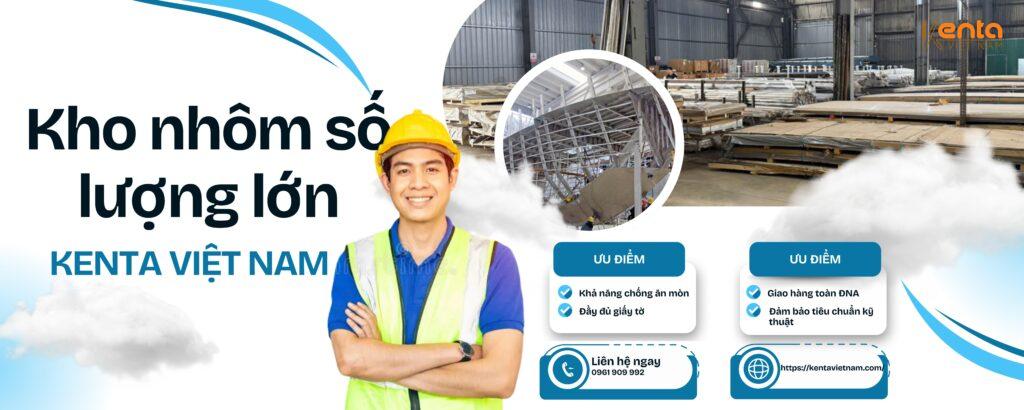 Kho nhôm số lượng lớn Kenta Việt Nam