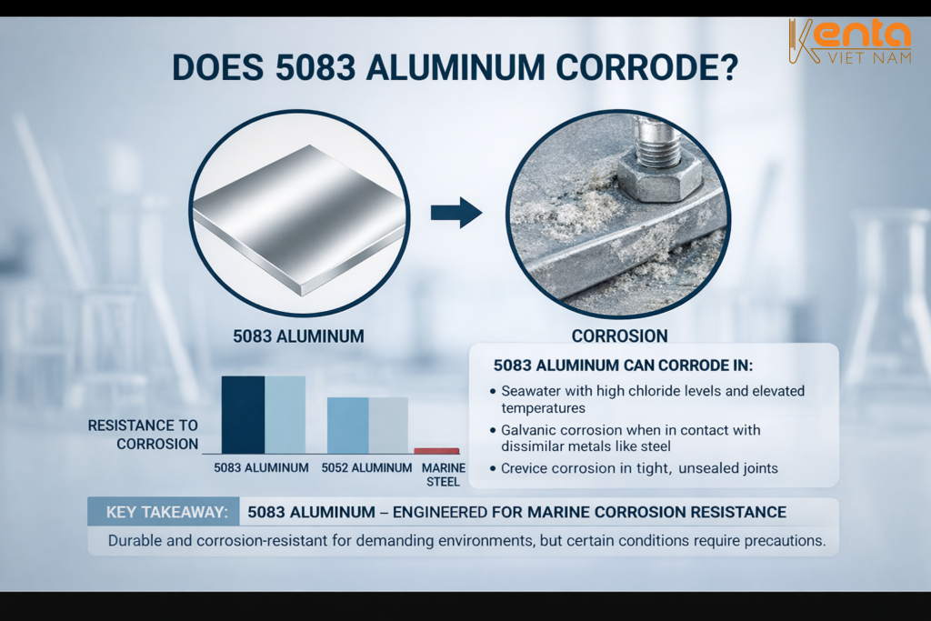 Nhôm 5083 có bị ăn mòn không