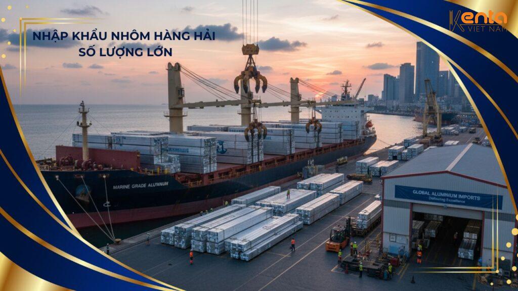 Nhập khẩu nhôm hàng hải số lượng lớn