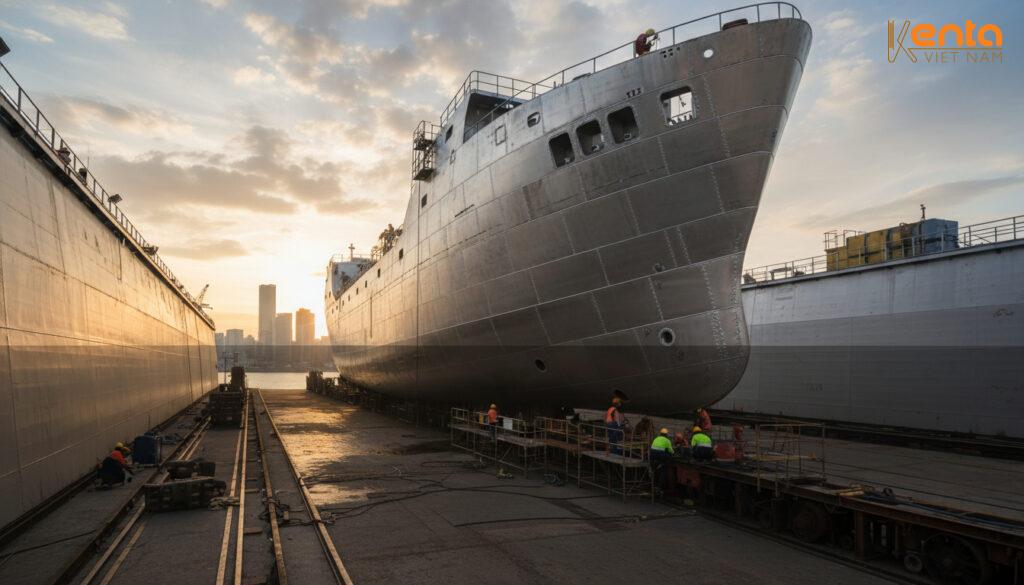 Ứng dụng nhôm hàng hải trong đóng tàu