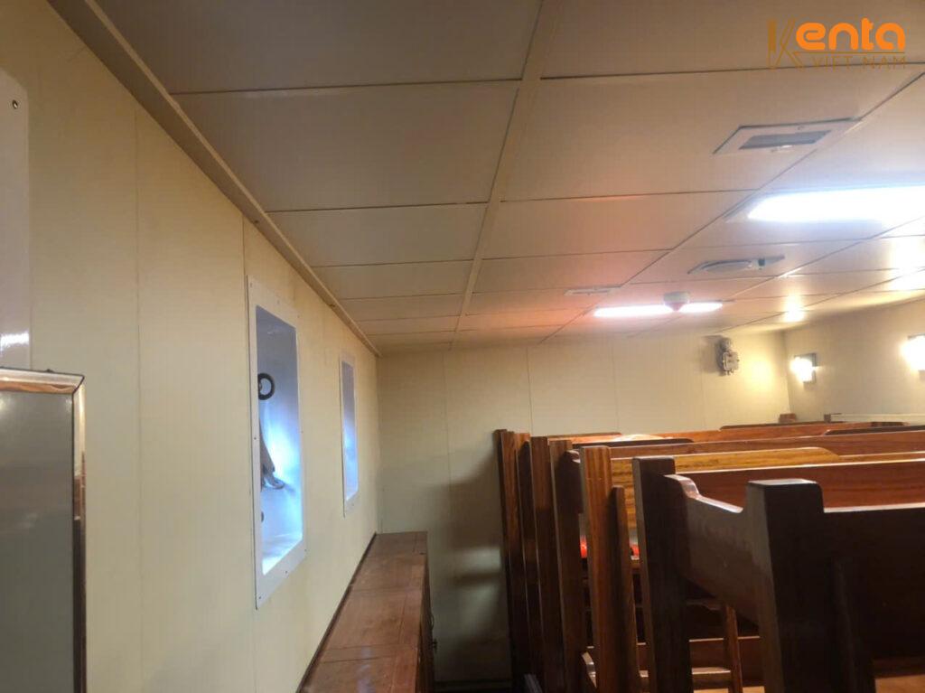 Kenta Việt Nam thi công trần tàu thủy cho khách hàng